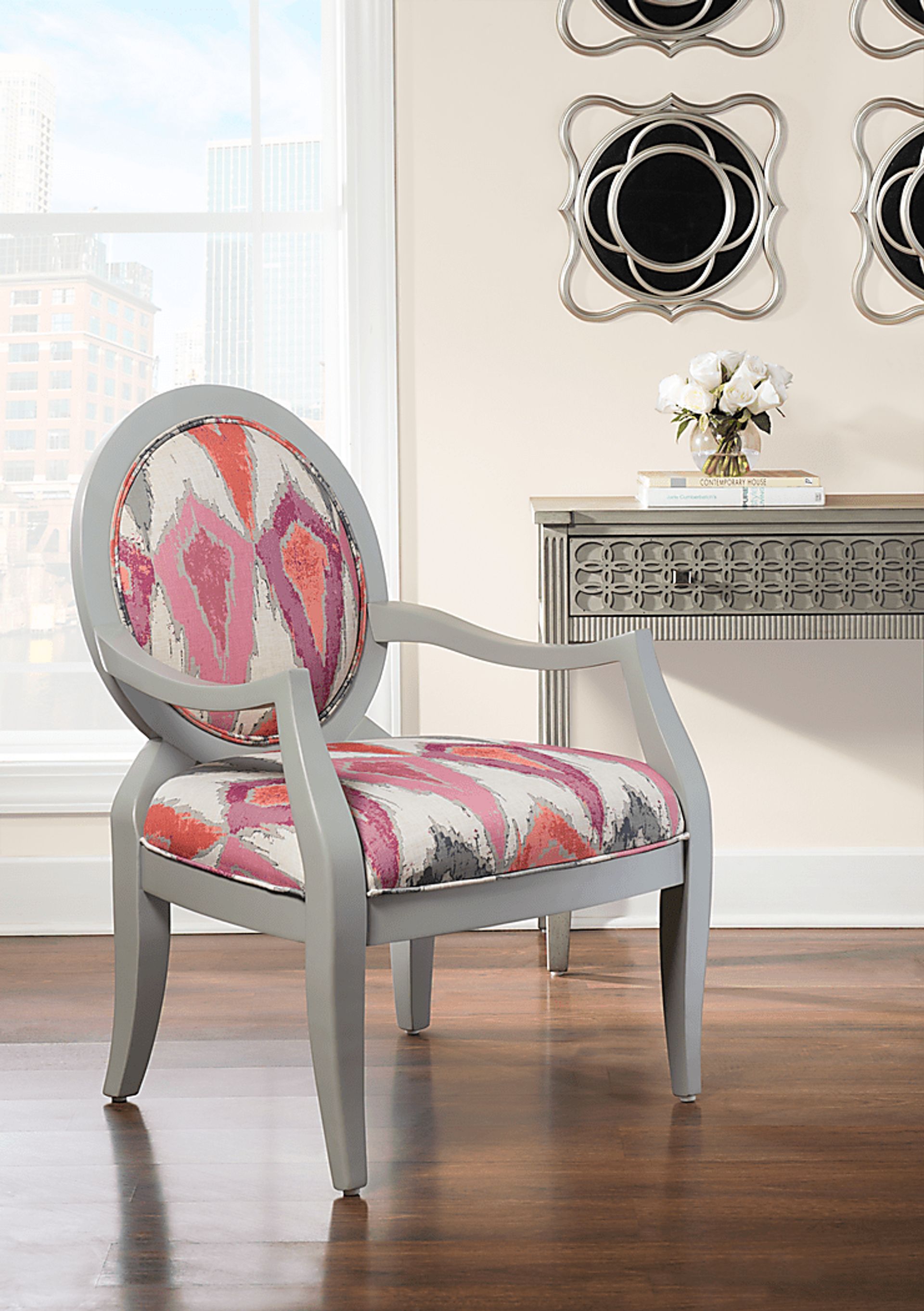Osanna Gray Accent Chair - Image 6