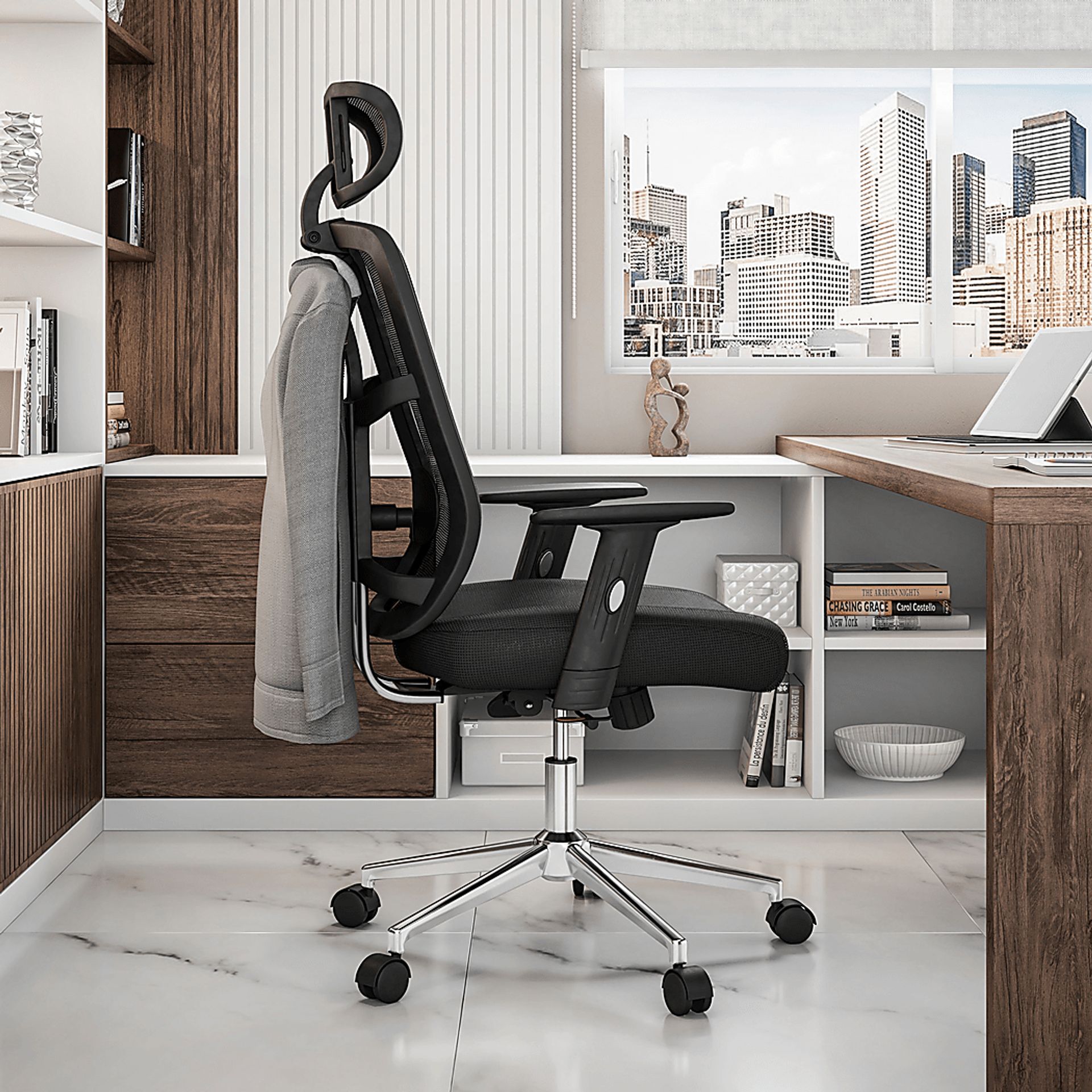 Osare Black Office Chair - Image 8