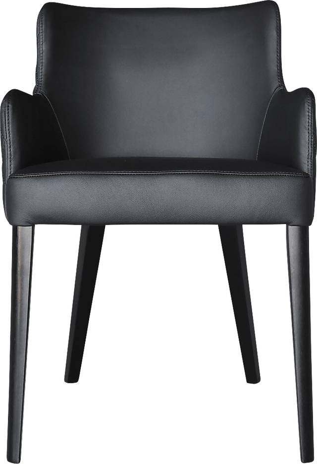 Osban Black Dining Chair - Thumbnail - Image 2