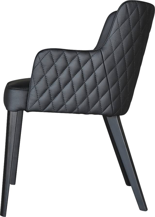 Osban Black Dining Chair - Thumbnail - Image 3