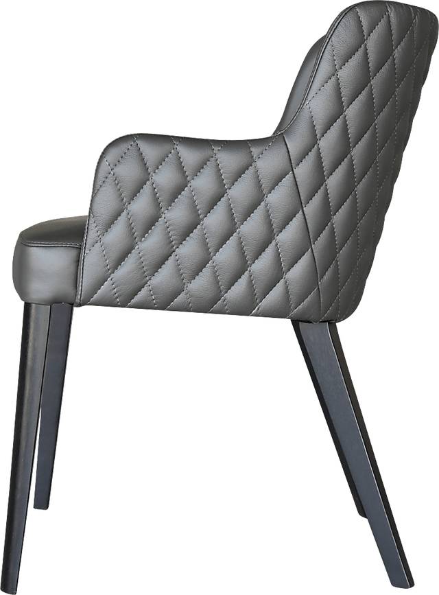 Osban Charcoal Dining Chair - Thumbnail - Image 3