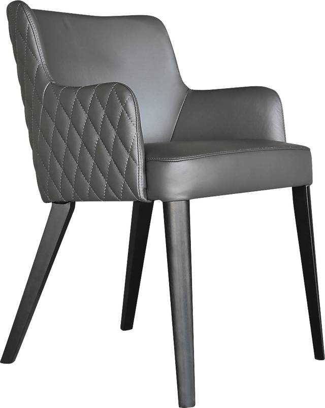 Osban Charcoal Dining Chair - Thumbnail - Image 1