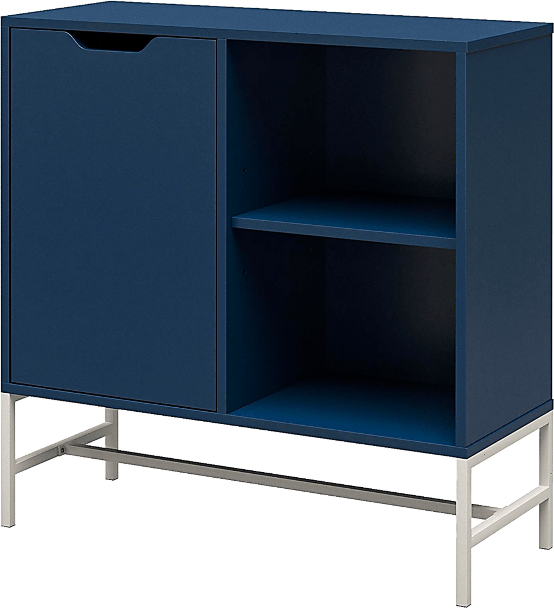 Oscolo Navy Colors Accent Cabinet | Rooms to Go