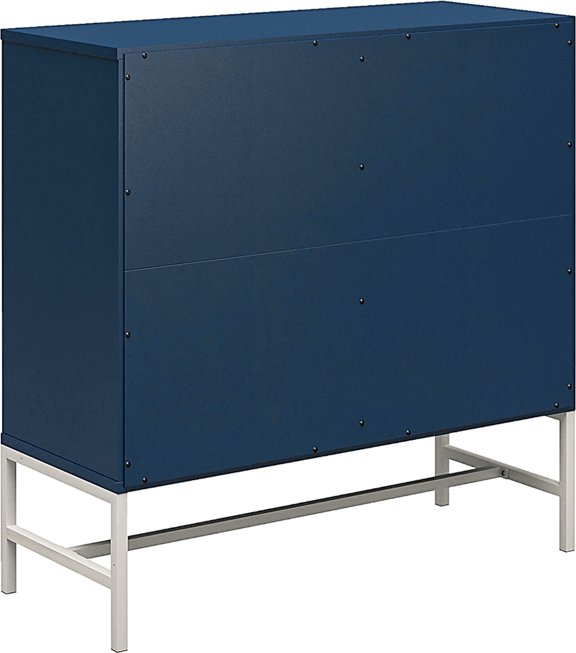 Oscolo Navy Colors Accent Cabinet | Rooms to Go
