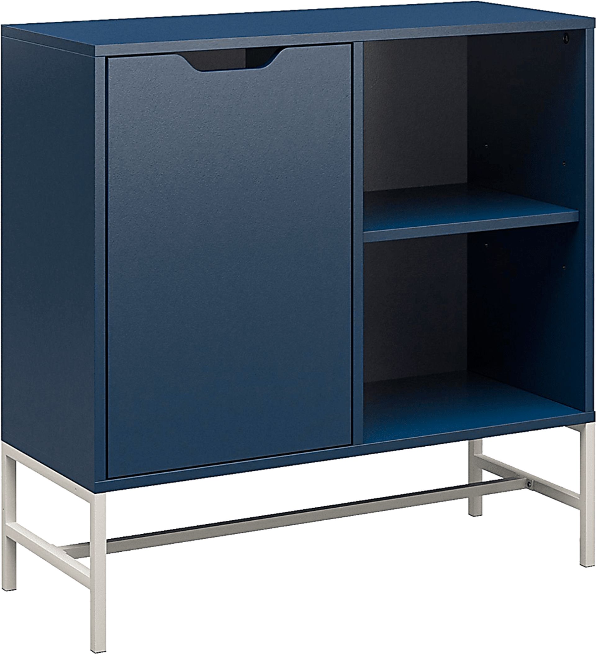 Oscolo Navy Colors Accent Cabinet | Rooms to Go