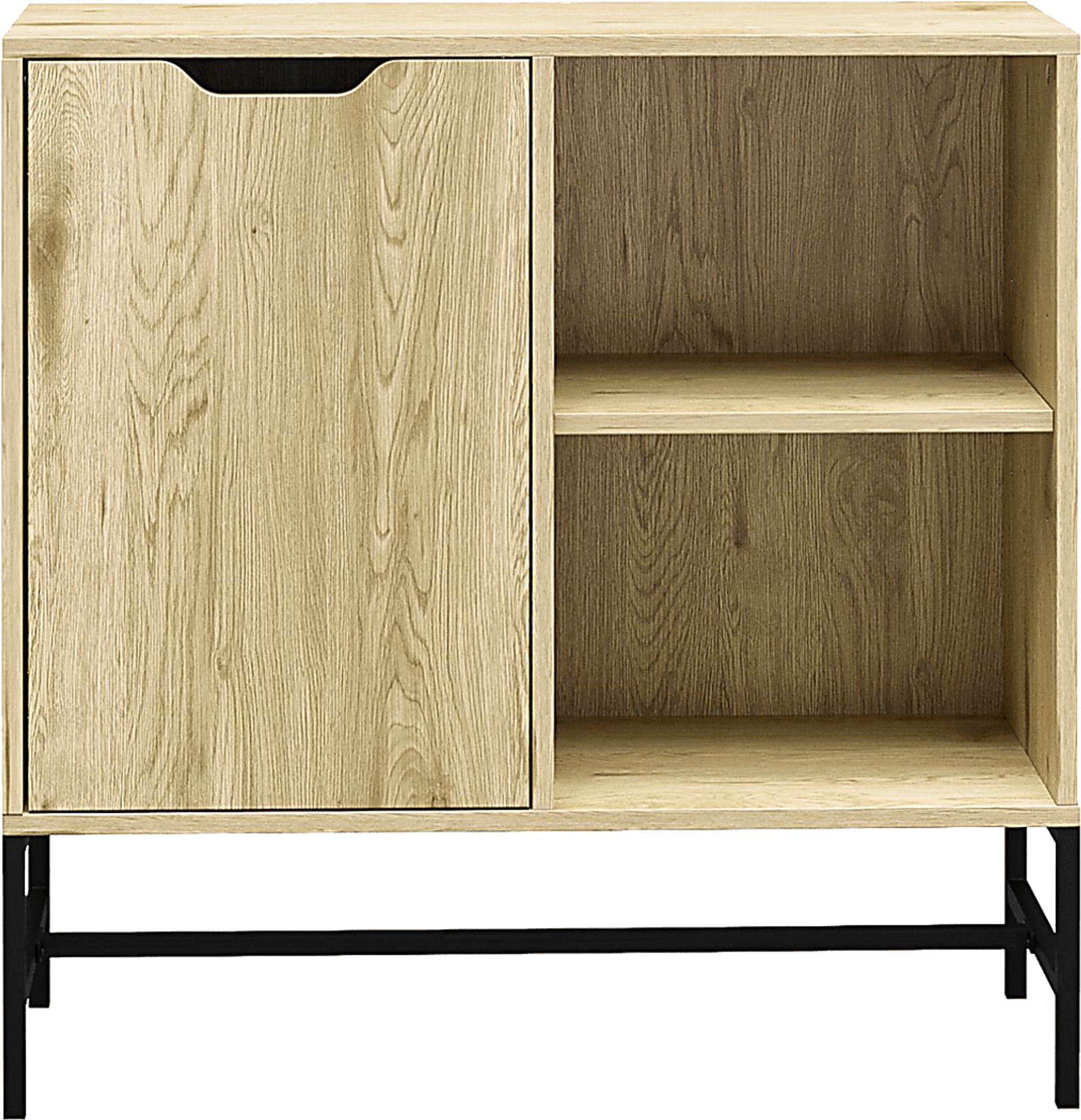 Oscolo Oak Dark Wood,Light Wood Accent Cabinet | Rooms to Go