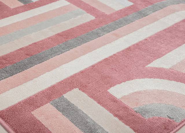 Osinore Burgundy 8' x 10' Rug - Thumbnail - Image 5