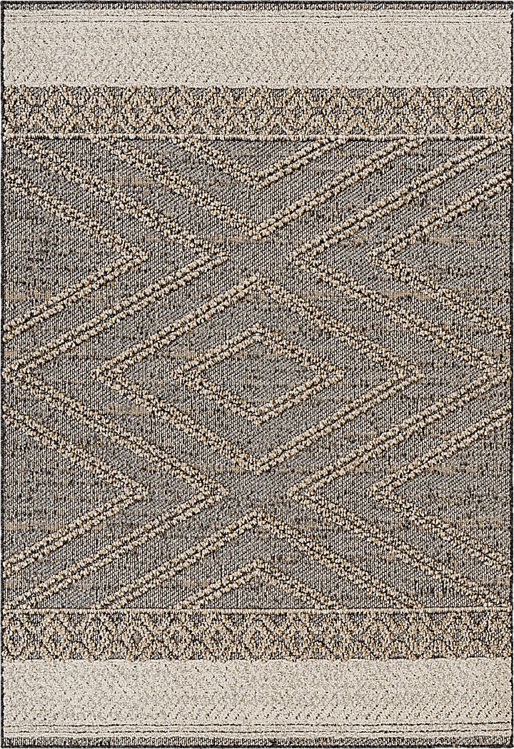 Osiris Taupe 8' x 10' Indoor/Outdoor Rug