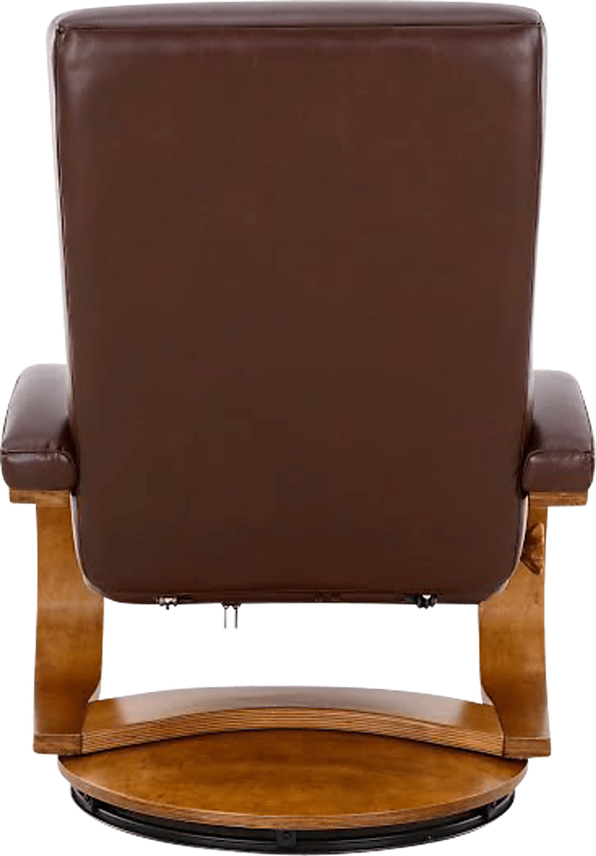 Oslo Collection Hamar Brown Recliner & Ottoman - Image 4
