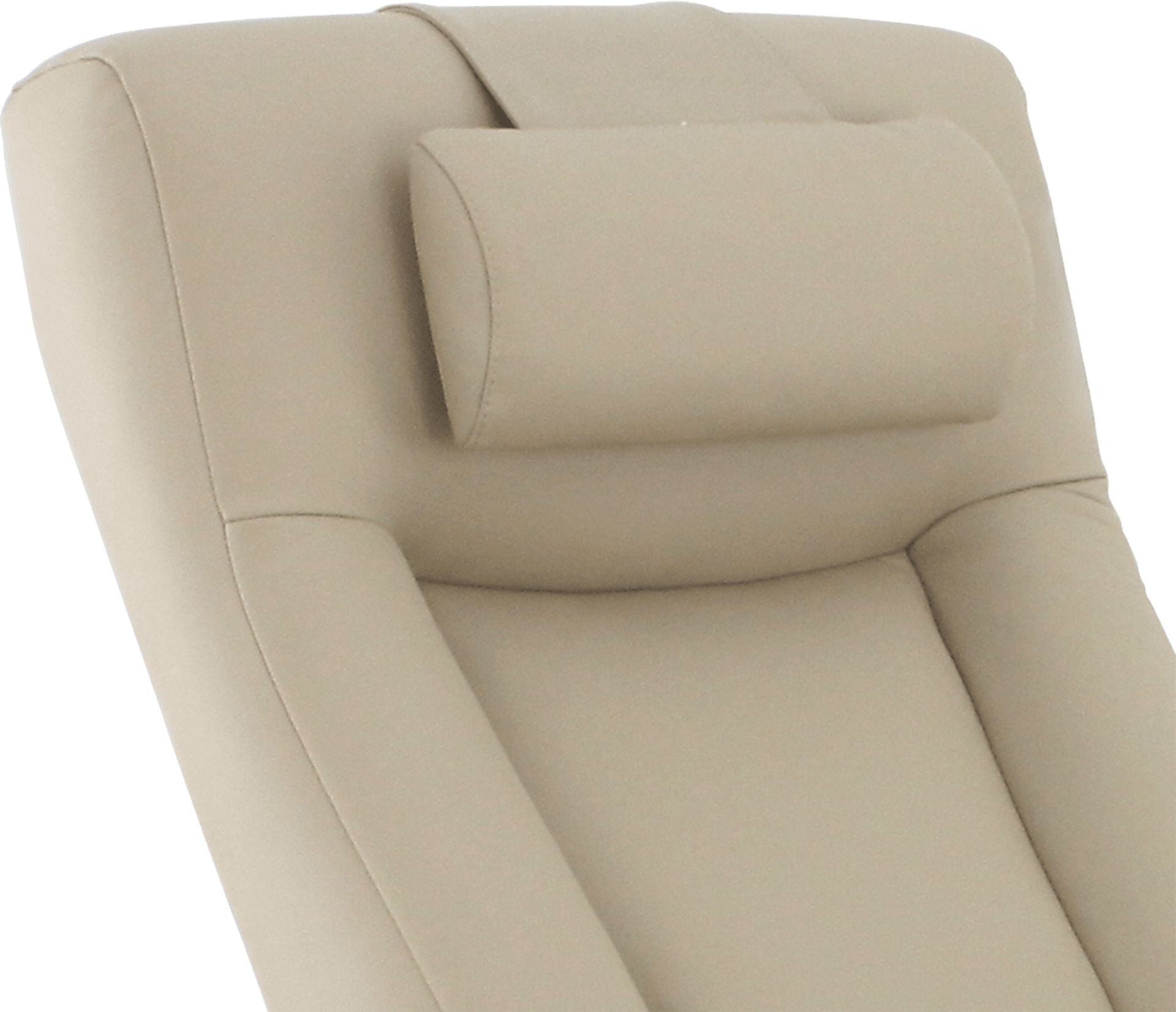 Oslo Collection Hamar Tan Leather Recliner & Ottoman - Image 3