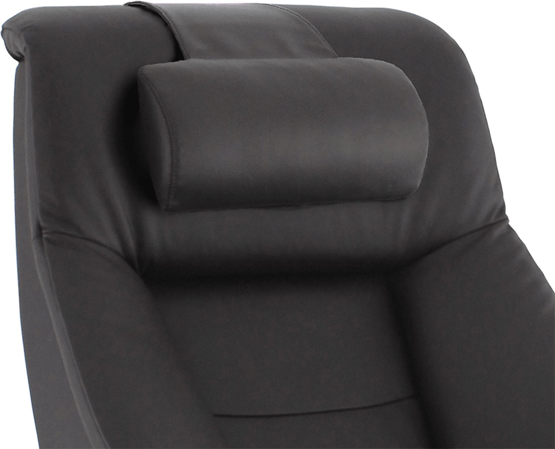 Oslo Collection Mandal Espresso Leather Recliner & Ottoman - Image 3