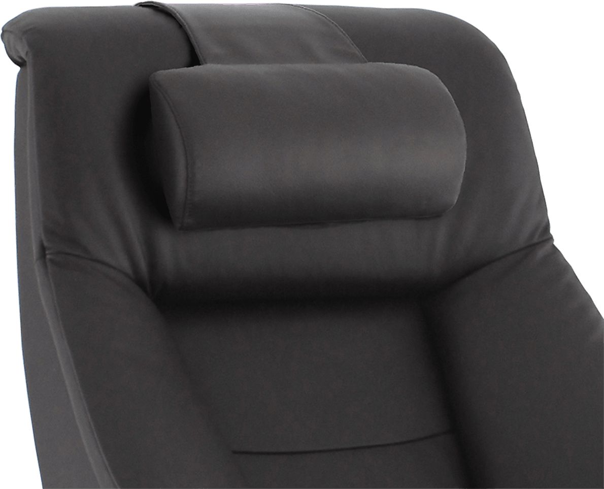 Oslo Collection Mandal Espresso Leather Recliner & Ottoman Rooms To Go