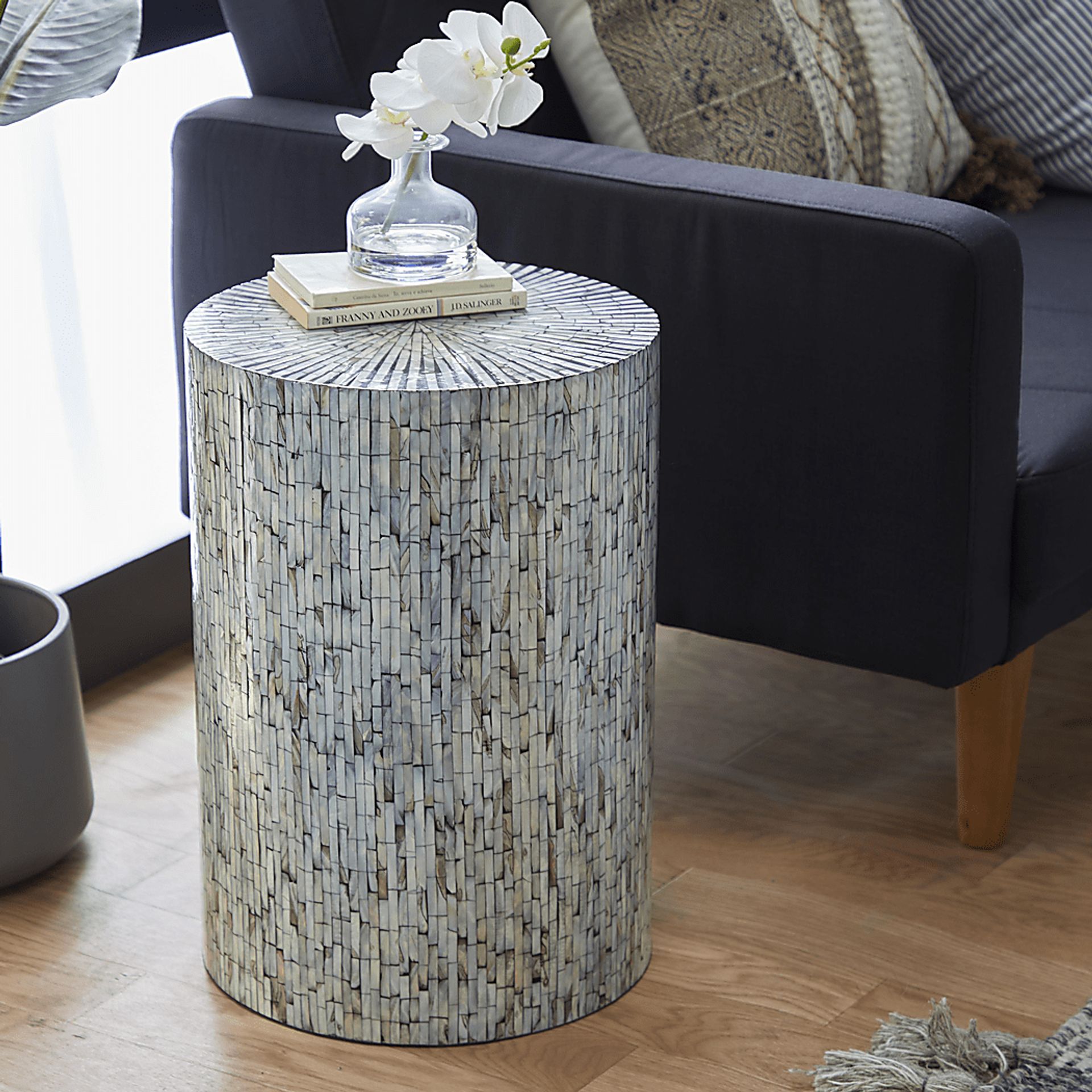 Ossen Light Blue Accent Table - Image 2