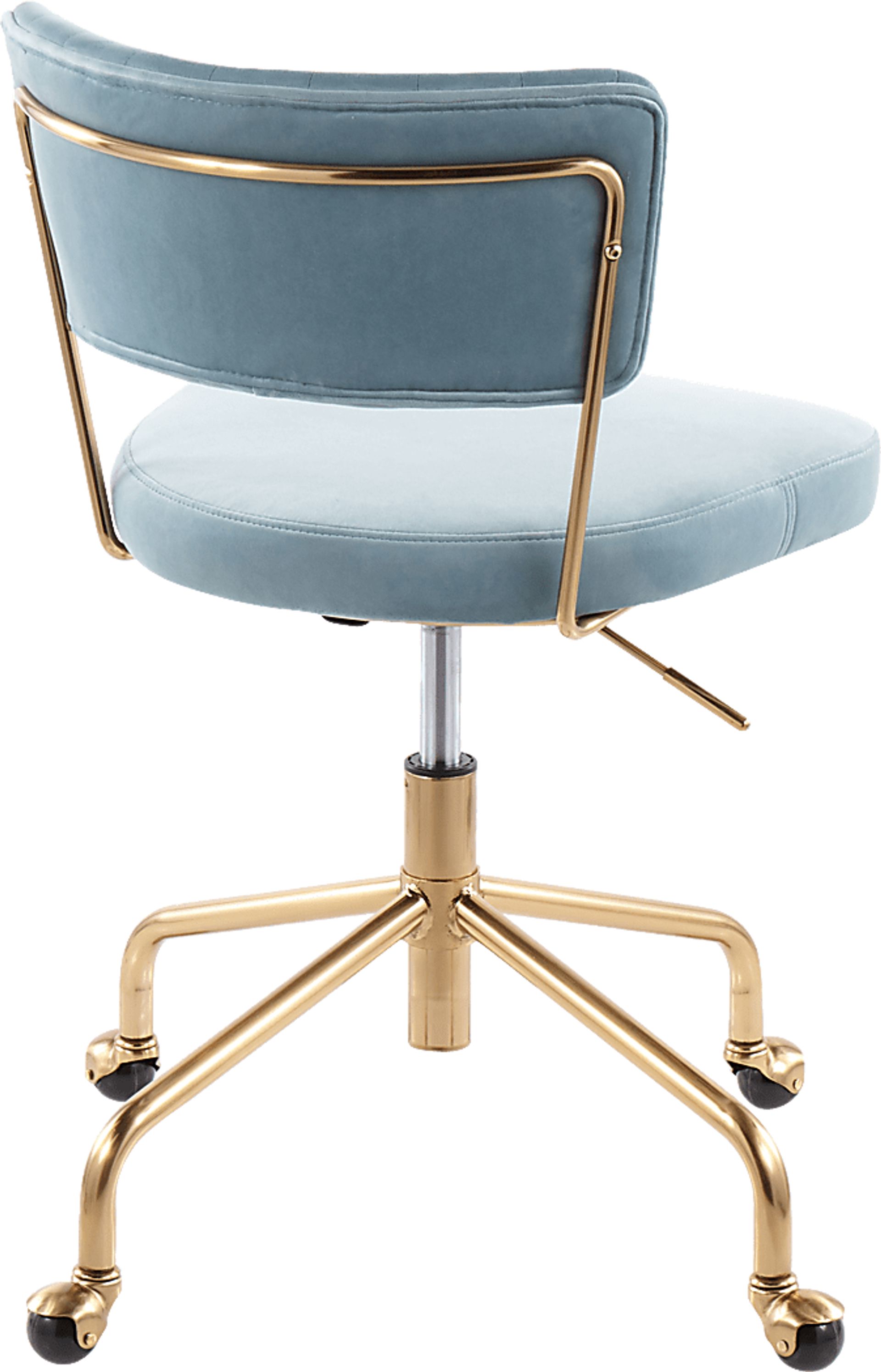 Ostena Blue Office Chair - Image 3