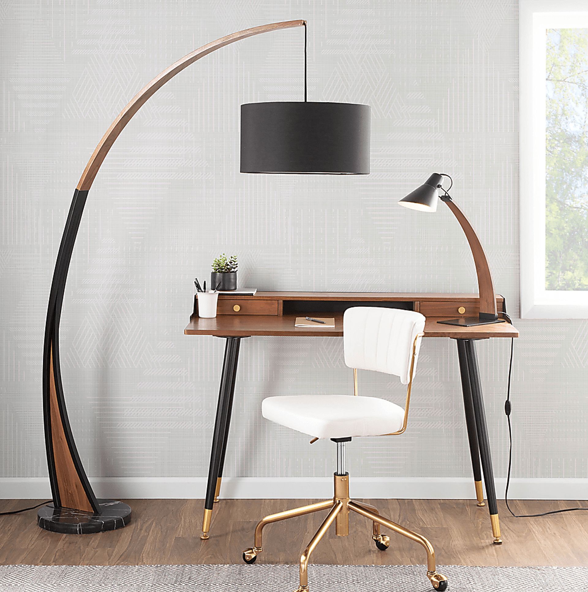 Ostena Cream Office Chair - Image 7