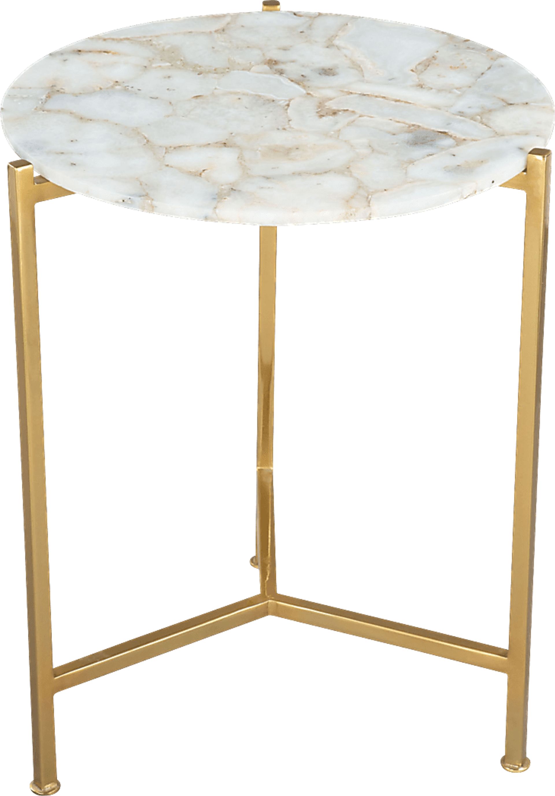 Oswin White Accent Table - Image 1