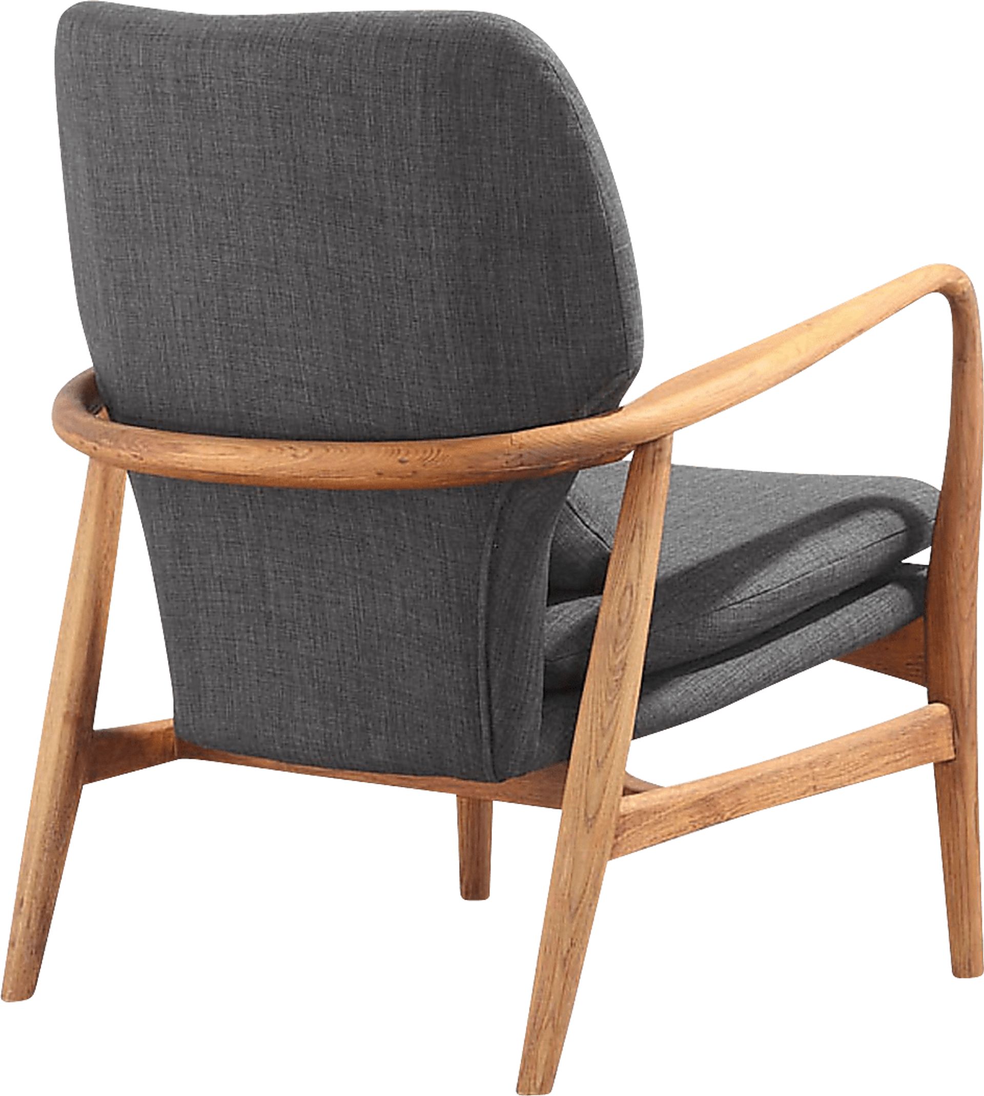 Otelia Black Accent Chair & Ottoman - Image 5