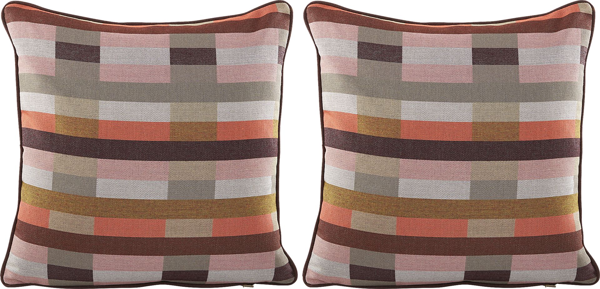 Otho Red Indoor/Outdoor Accent Pillow, Set of Two - Image 1