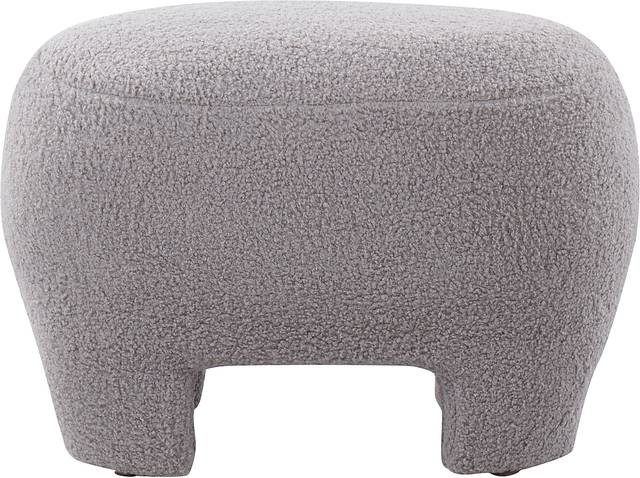 Otranto Gray Ottoman - Thumbnail - Image 3