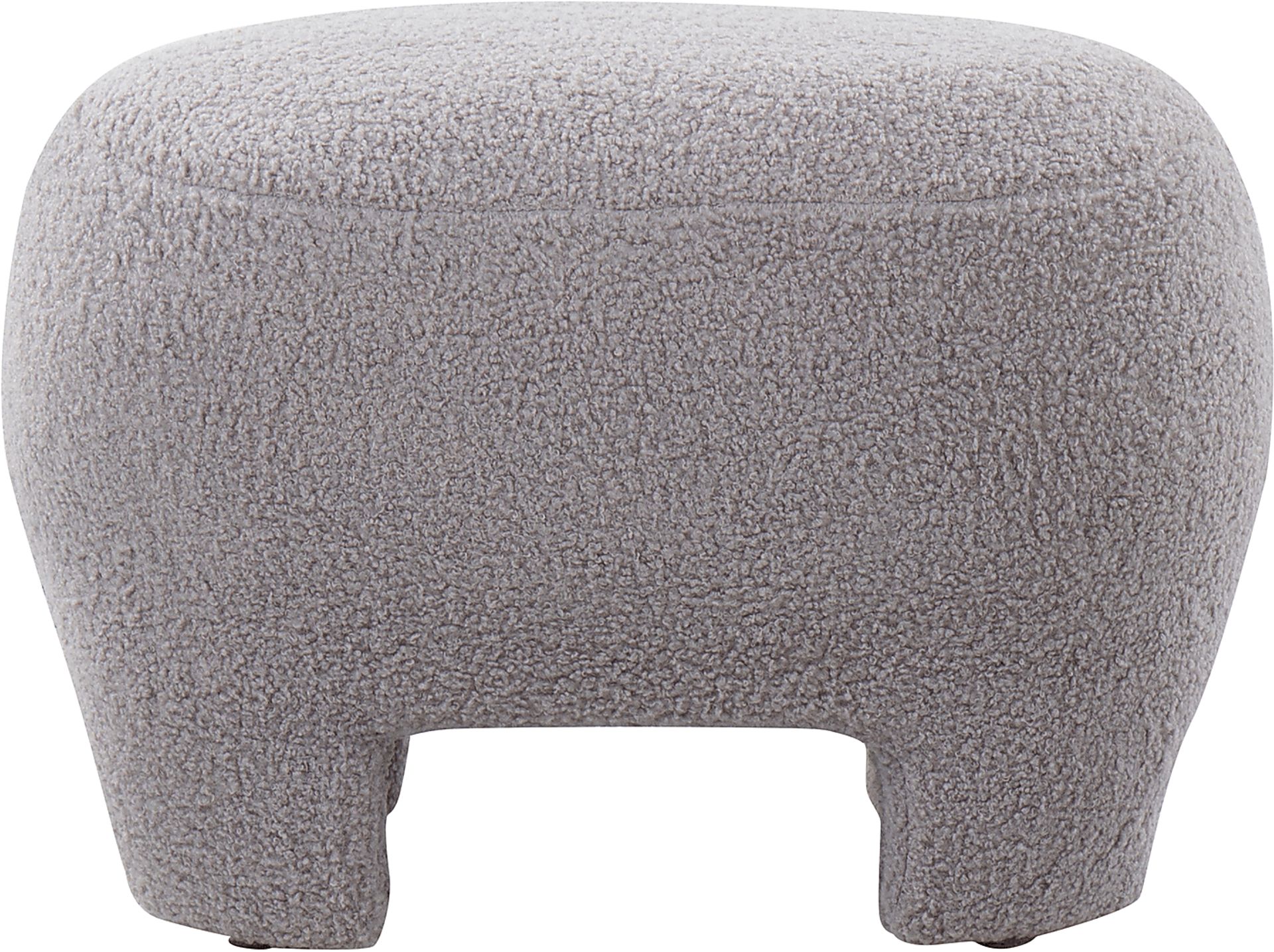 Otranto Gray Ottoman - Image 3