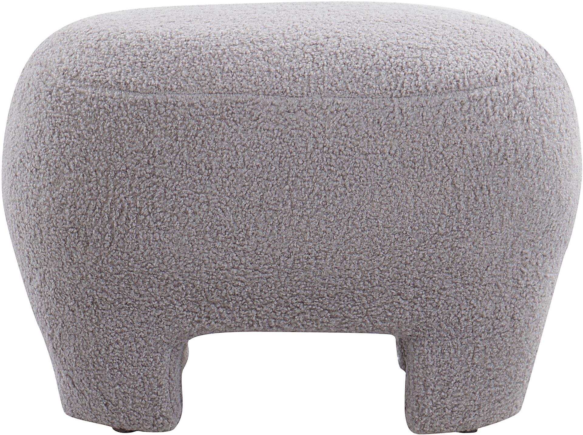 Otranto Gray Ottoman - Image 4