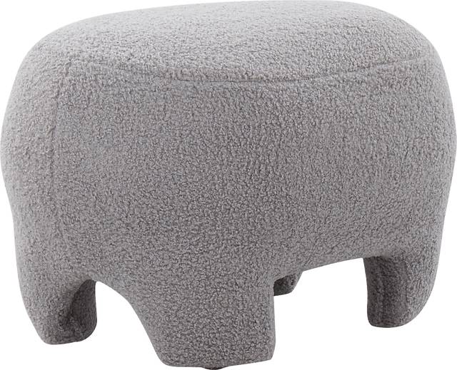 Otranto Gray Ottoman - Thumbnail - Image 1