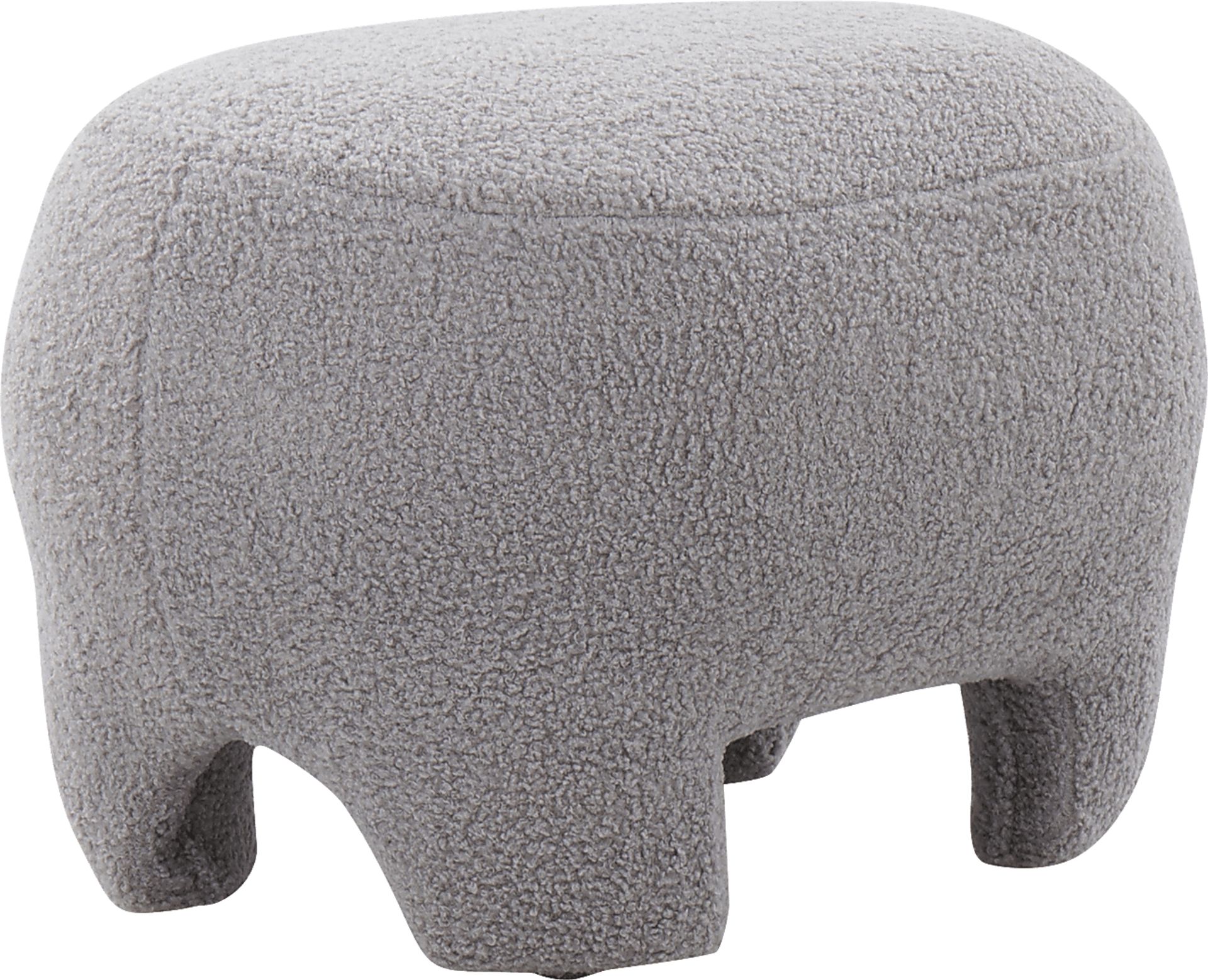 Otranto Gray Ottoman - Image 1