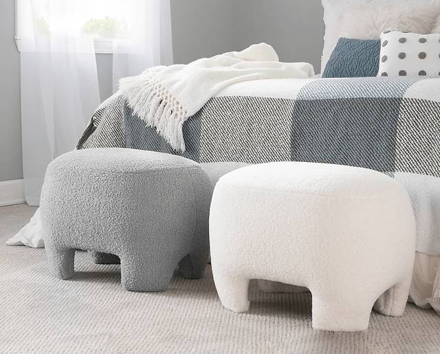 Otranto White Ottoman - Thumbnail - Image 2