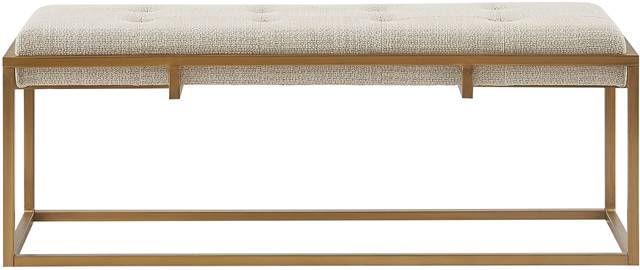 Otsego Brown Accent Bench - Thumbnail - Image 2