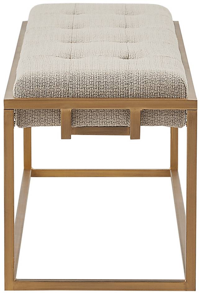 Otsego Brown Accent Bench - Thumbnail - Image 3