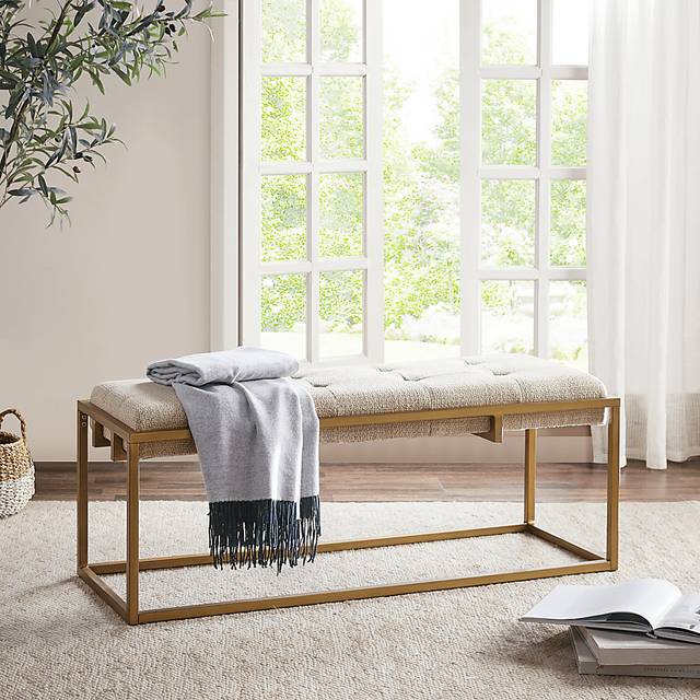 Otsego Brown Accent Bench - Thumbnail - Image 6