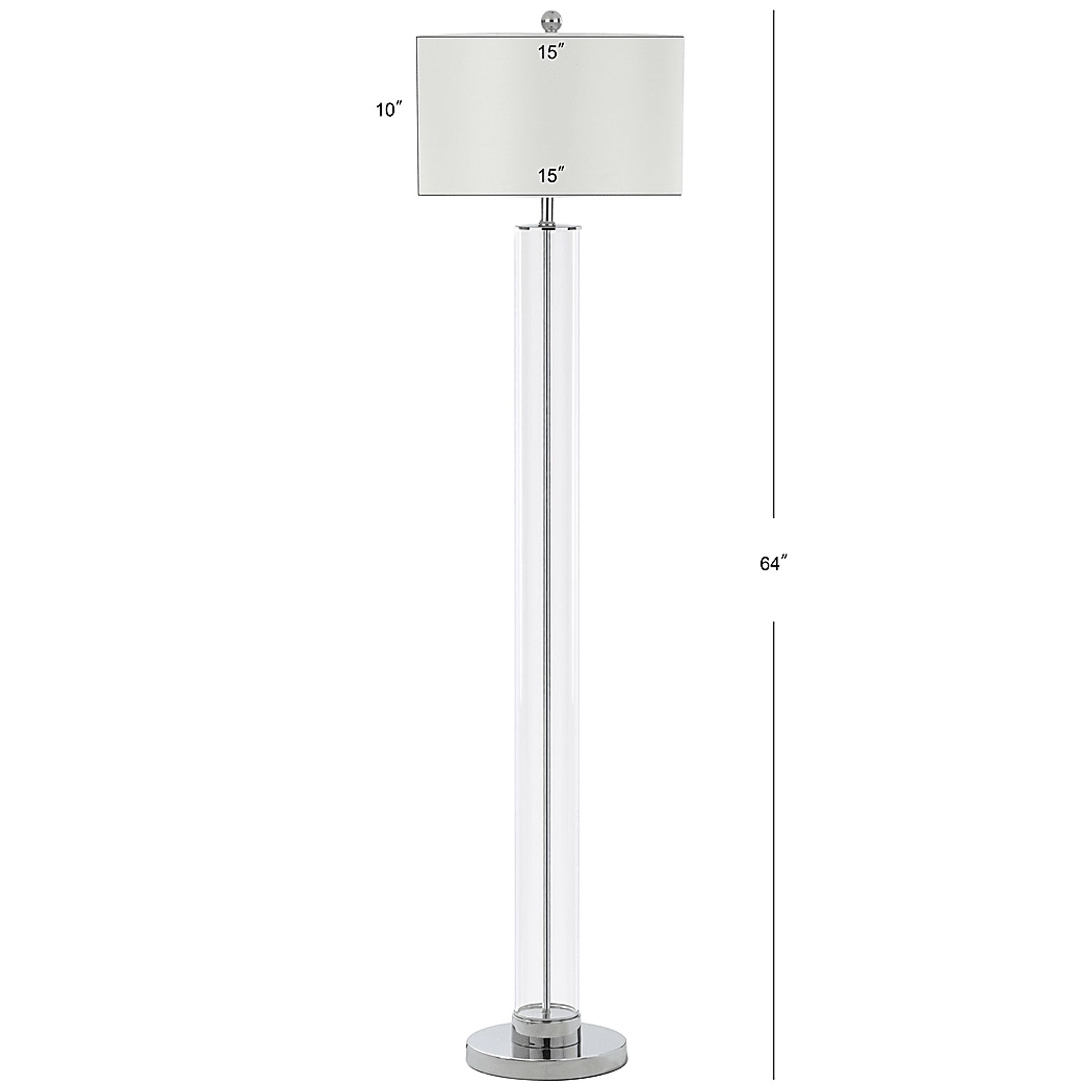 Otsego Summit Silver Floor Lamp - Image 2