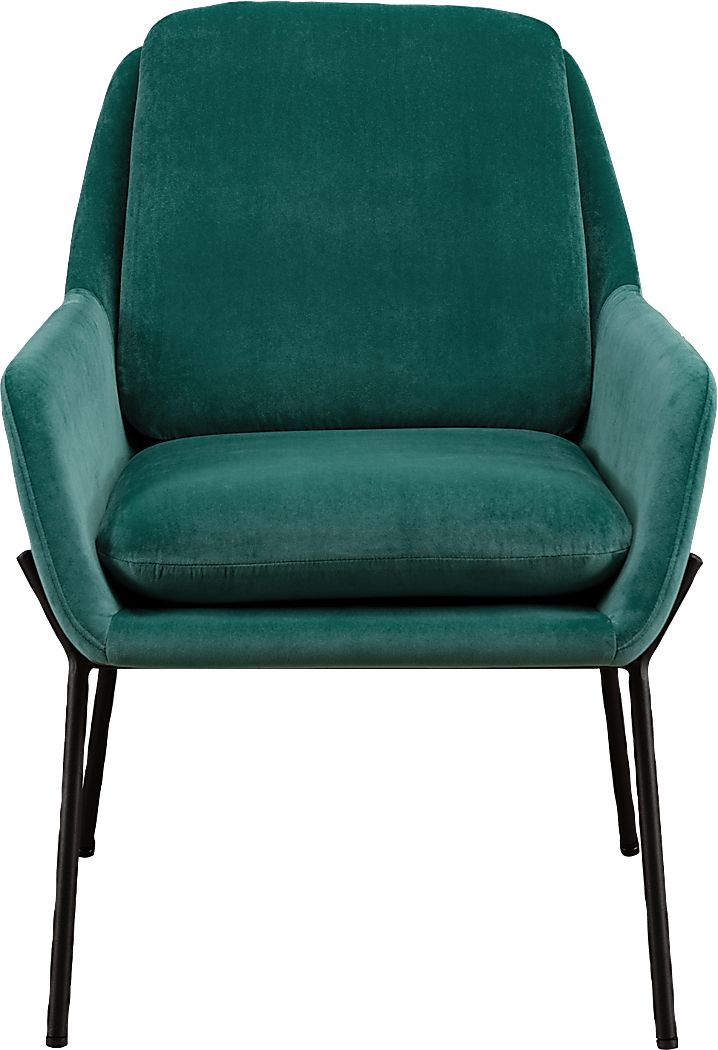 Otterbury Teal Blue Green Polyester Fabric Accent Chair Rooms To Go   Otterbury Teal Accent Chair 18101181 Image Item