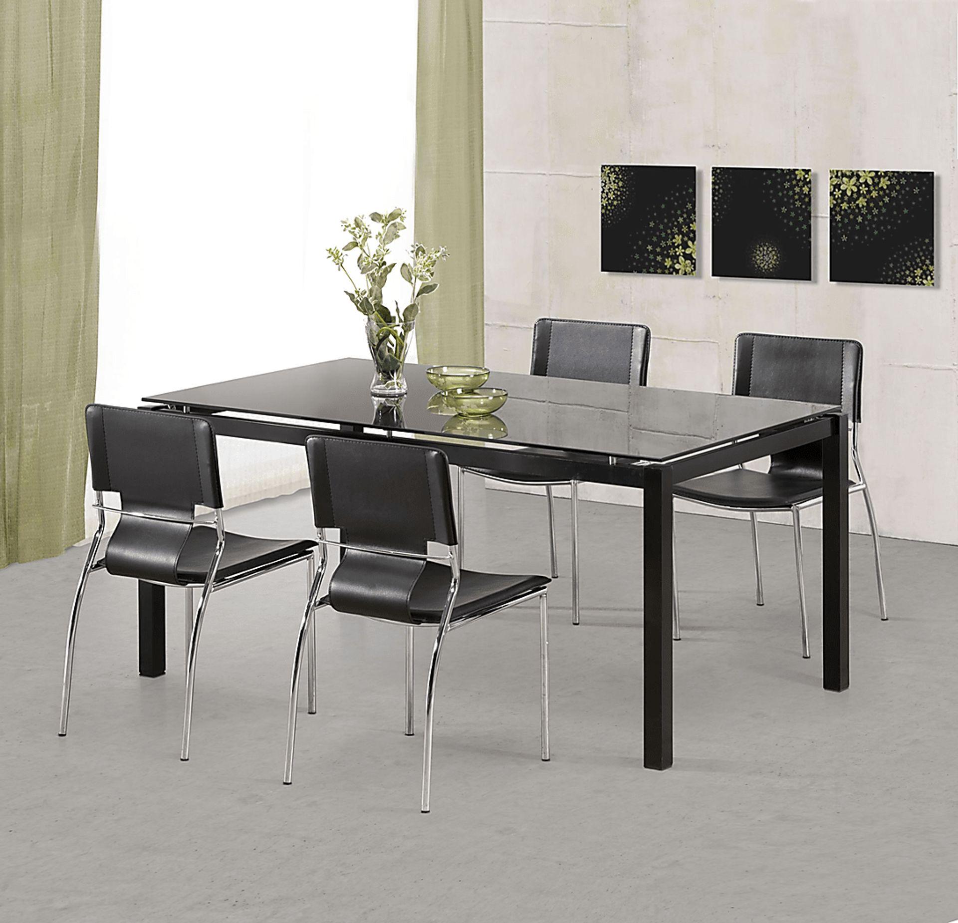 Ottoline Black Side Chair, Set of 4 - Image 5