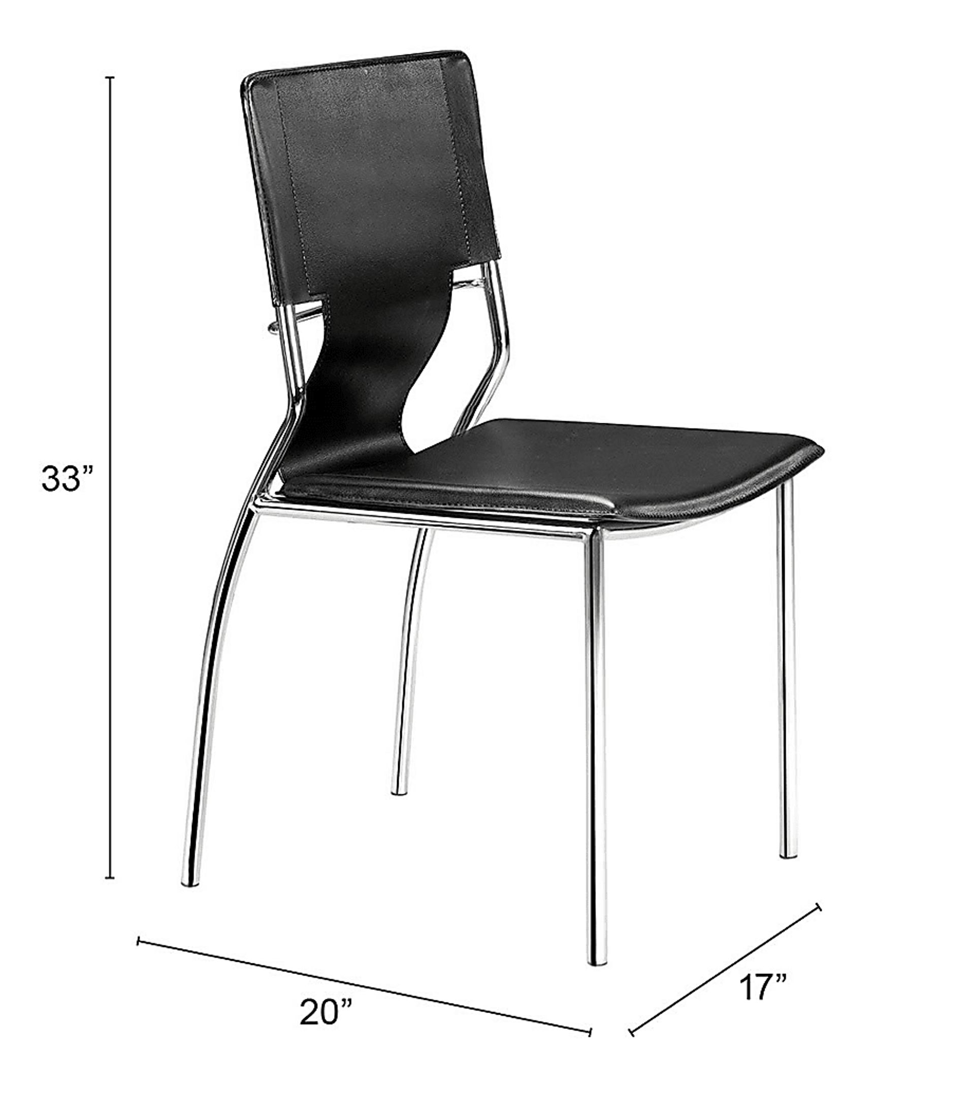 Ottoline Black Side Chair, Set of 4 - Image 6