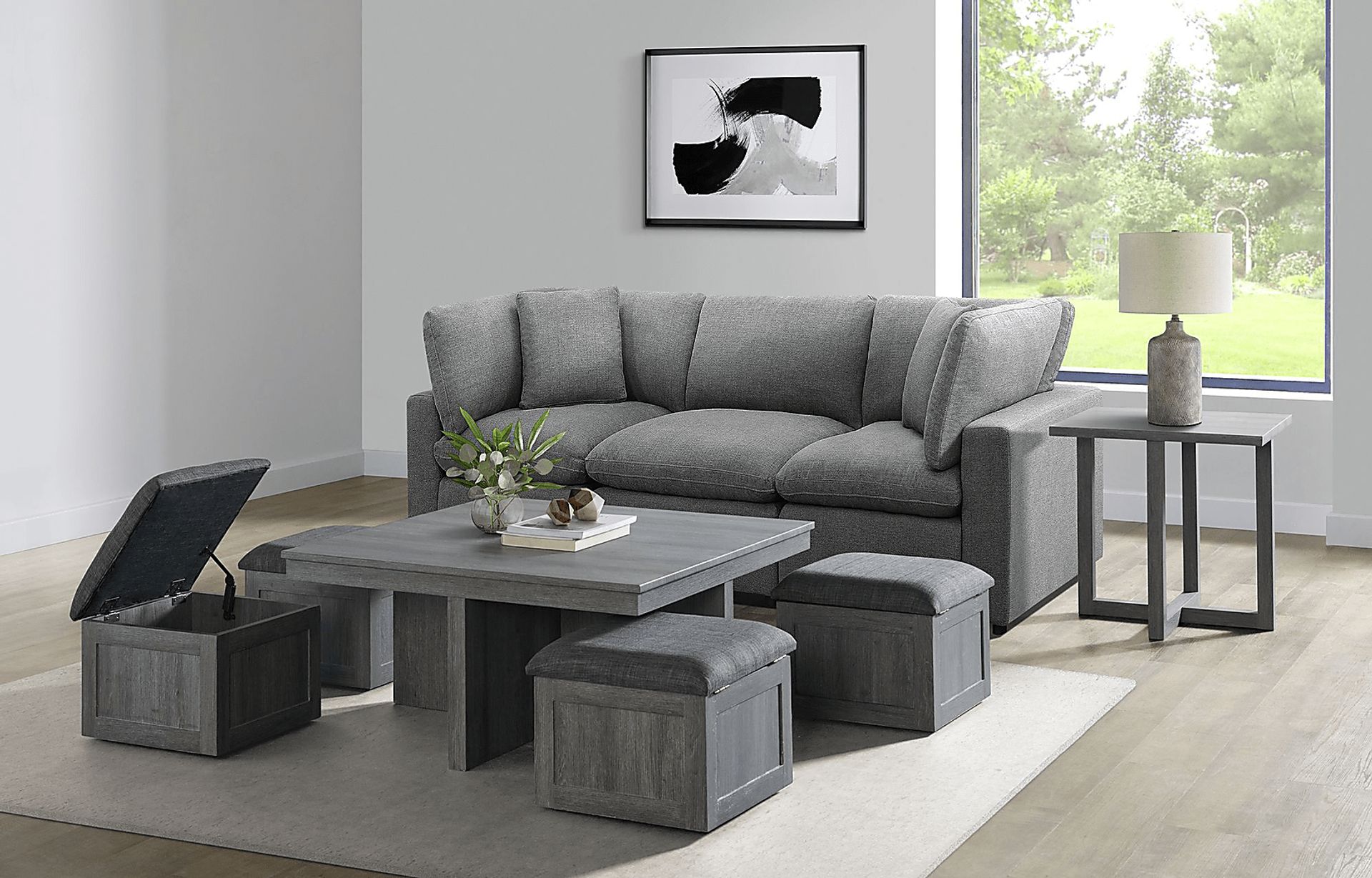 Ottwood Light Gray End Table - Image 2