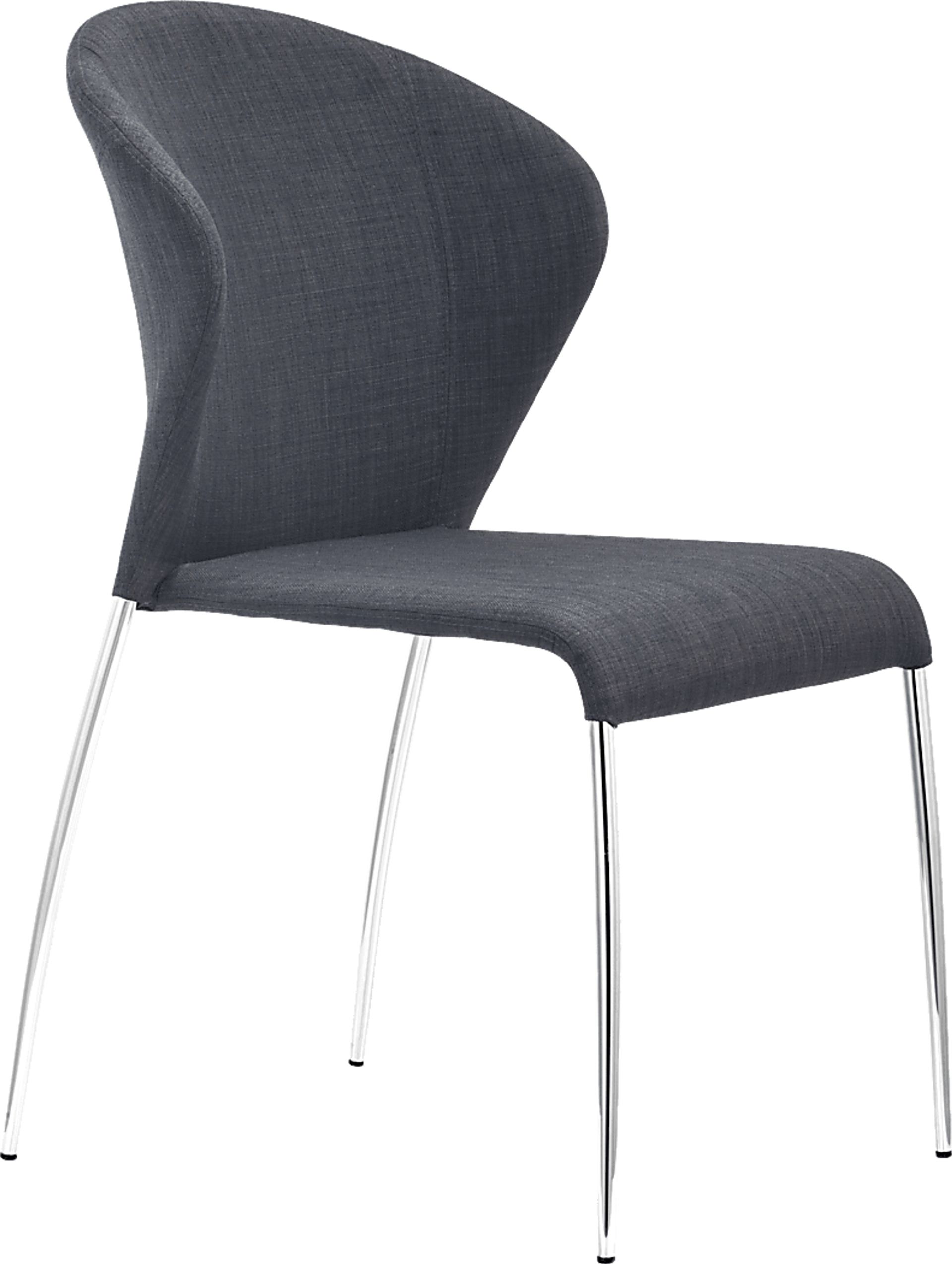 Oulu Graphite Dining Chairs (Set of 4) - Image 1