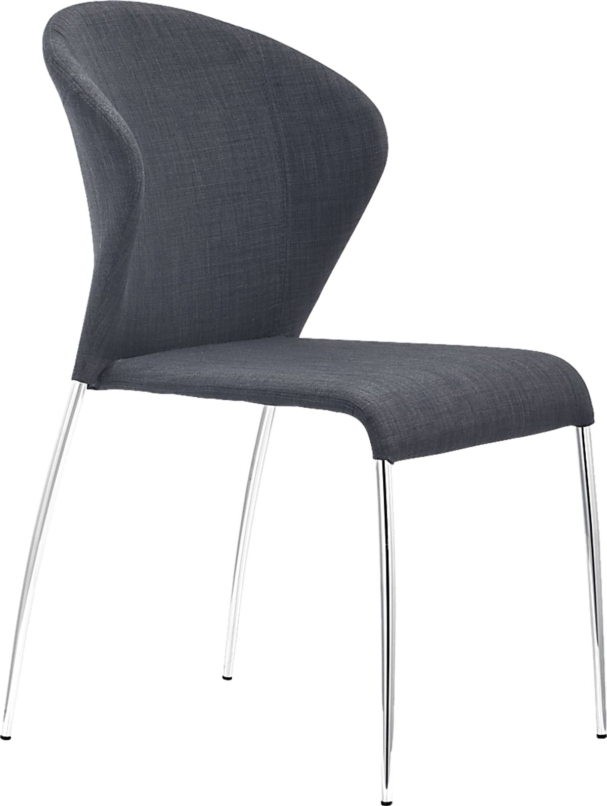 Oulu Graphite Black Set Of 4 Dining Chairs Rooms to Go