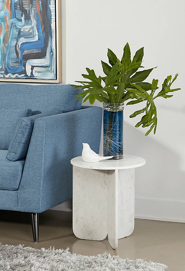 Ousley White Accent Table - Thumbnail - Image 2