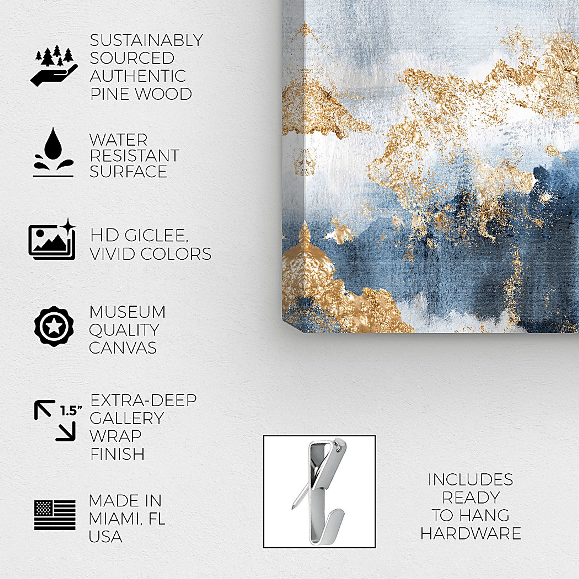 Out Of Daze Blue Artwork - Image 2