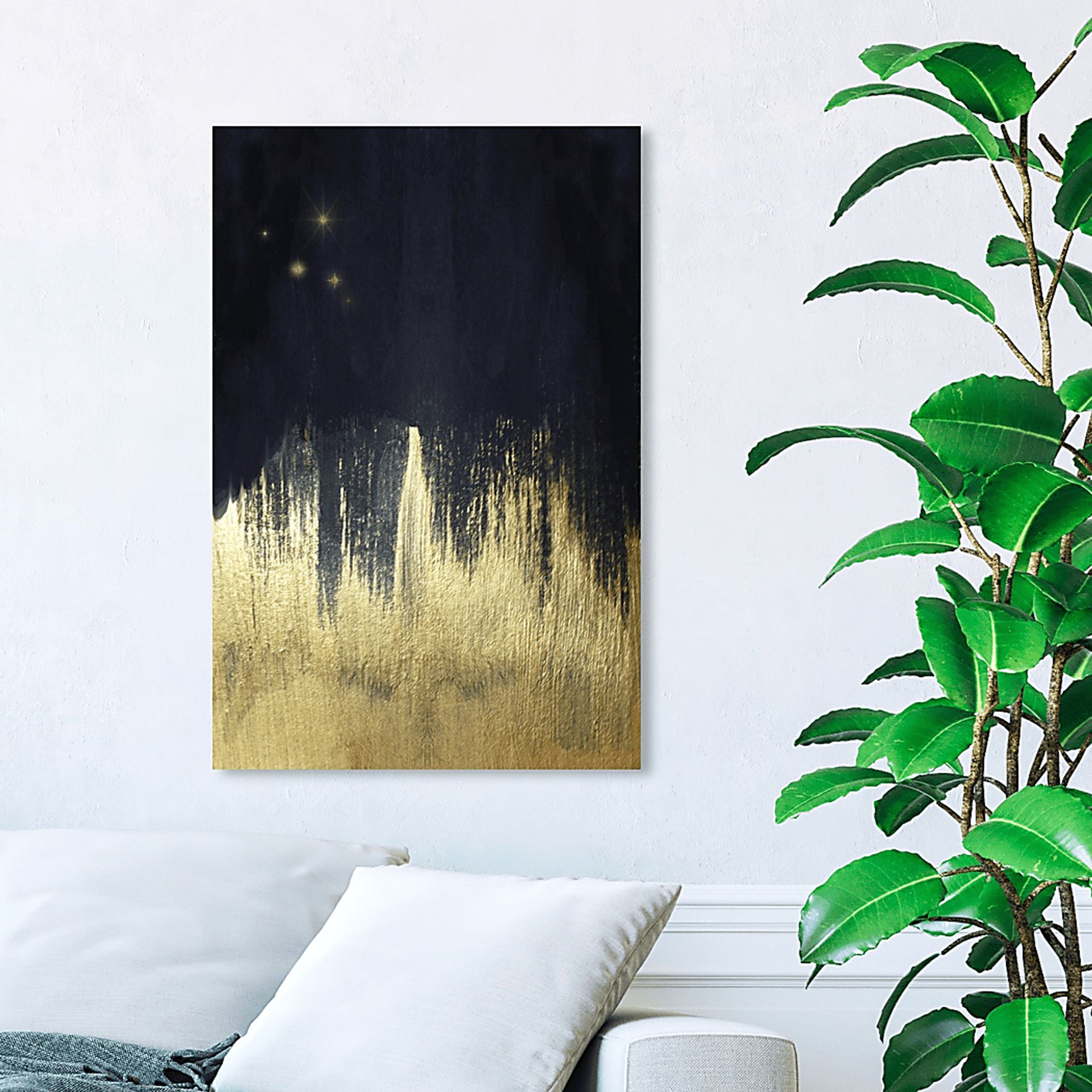 Out Of Reach Gold Artwork - Image 4