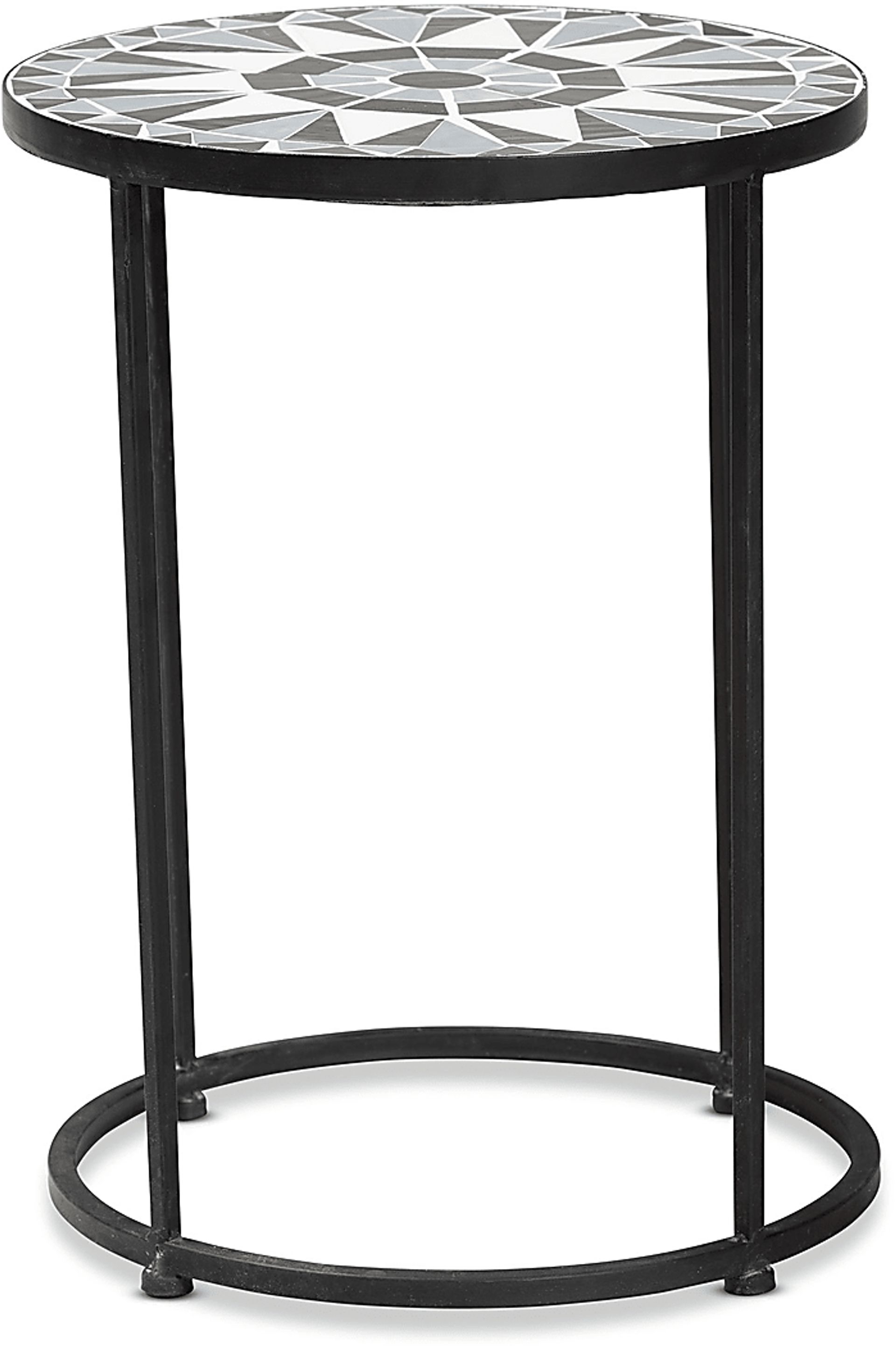 Outdoor Adenleah Black Side Table - Image 2