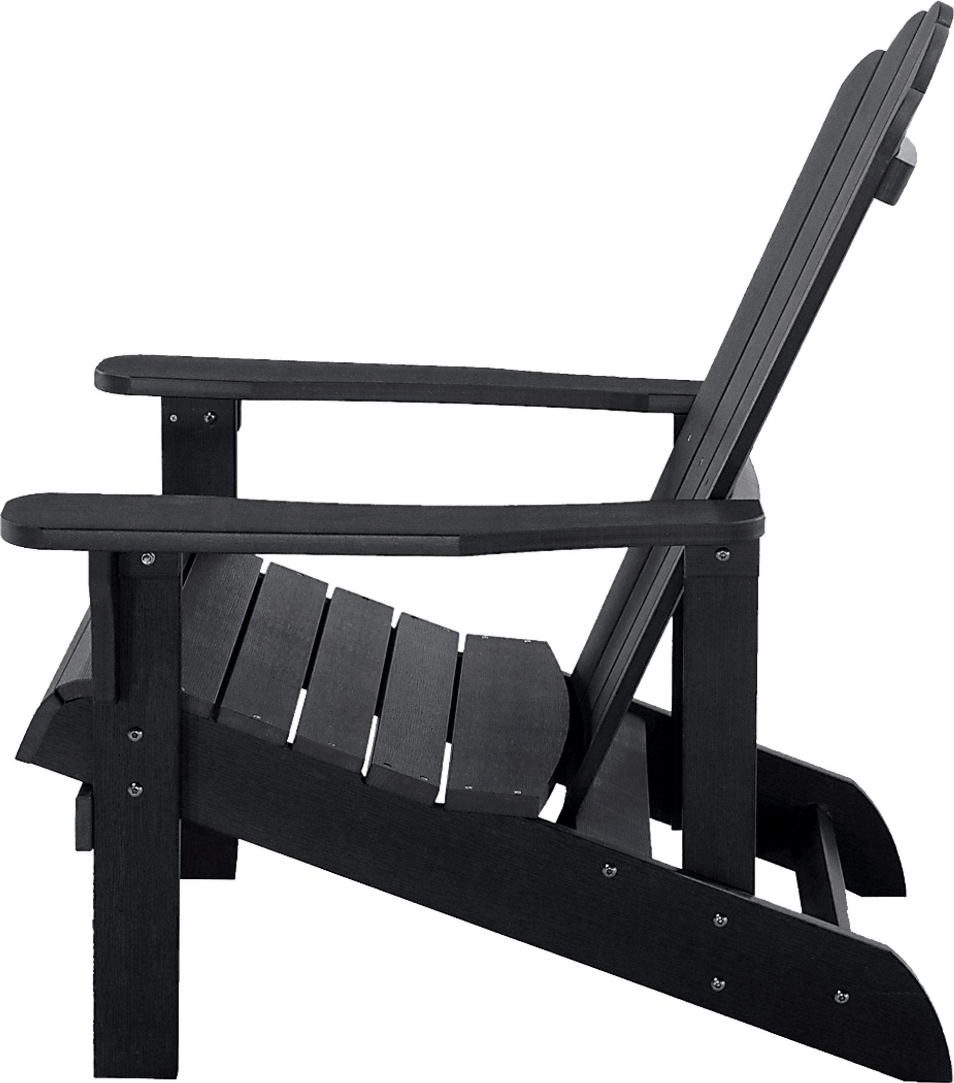 Outdoor Adenmore Black Adirondack Chair - Image 3