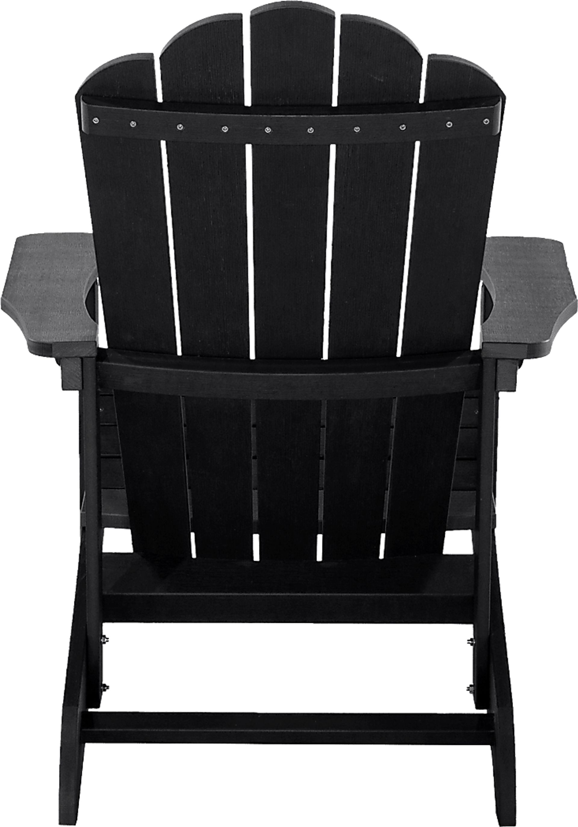 Outdoor Adenmore Black Adirondack Chair - Image 5