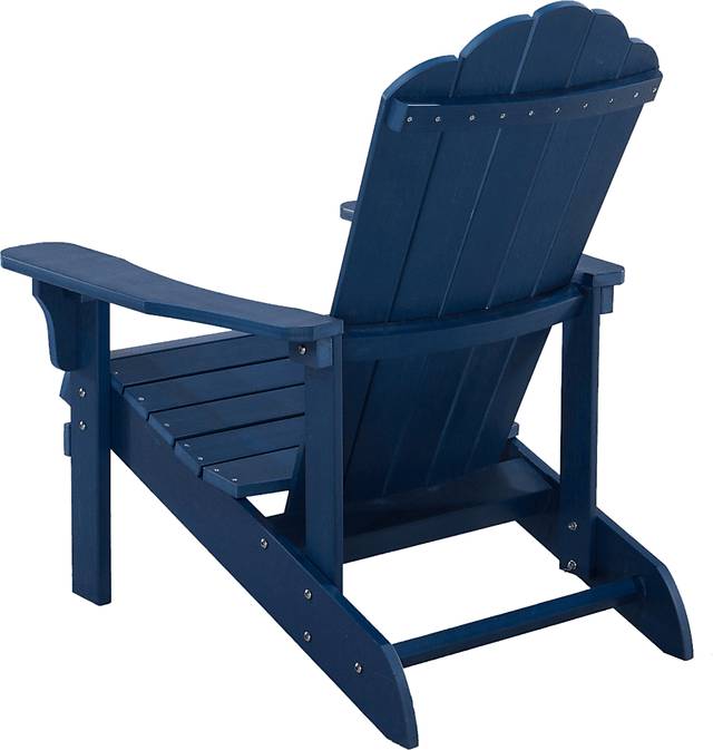 Outdoor Adenmore Blue Adirondack Chair - Thumbnail - Image 4