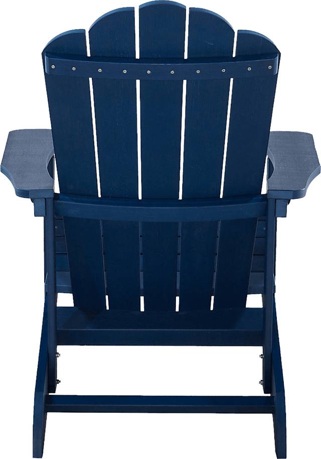 Outdoor Adenmore Blue Adirondack Chair - Thumbnail - Image 5