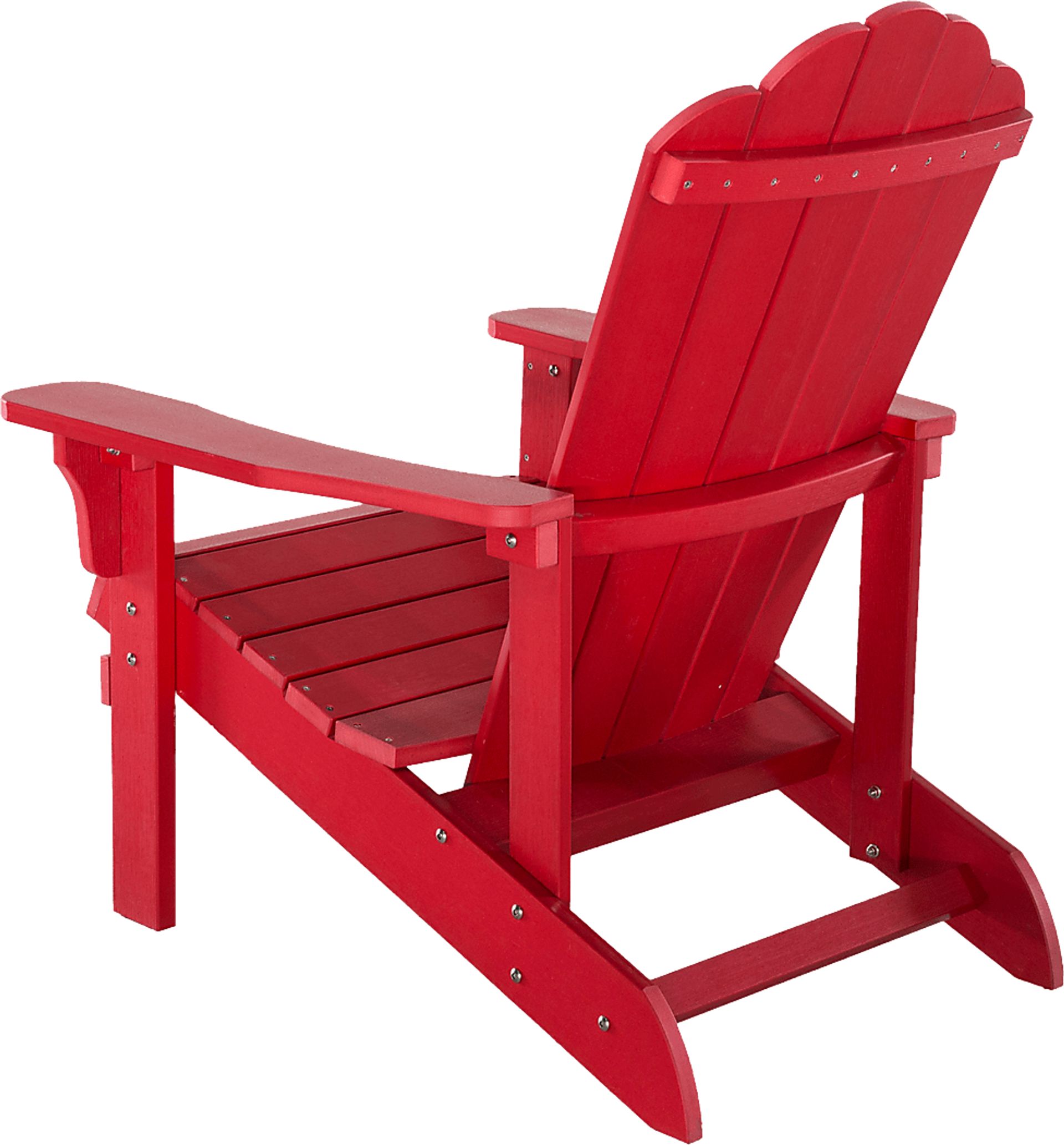 Outdoor Adenmore Red Adirondack Chair - Image 4
