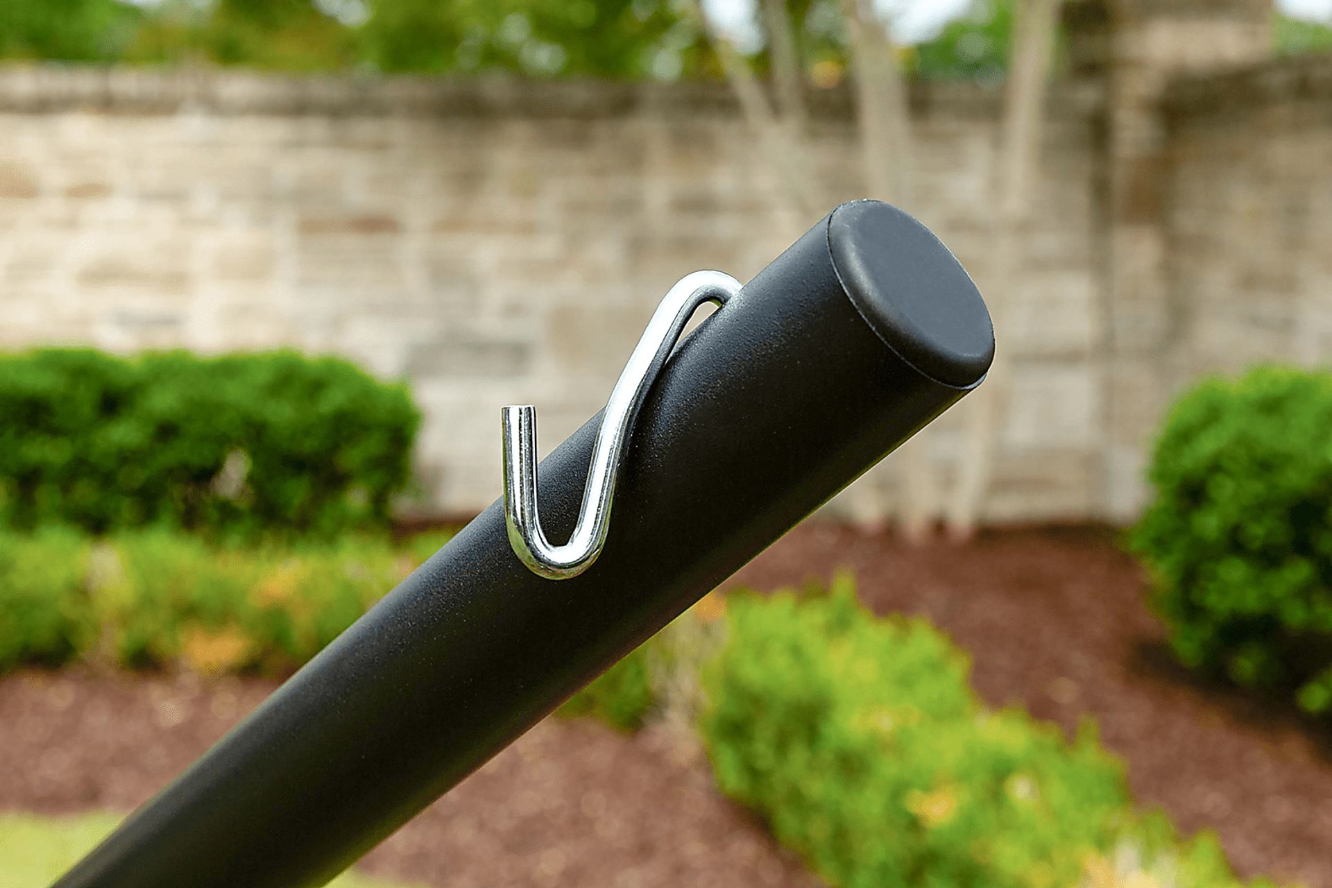 Outdoor Aegaeon Black Metal Hammock Stand - Image 5