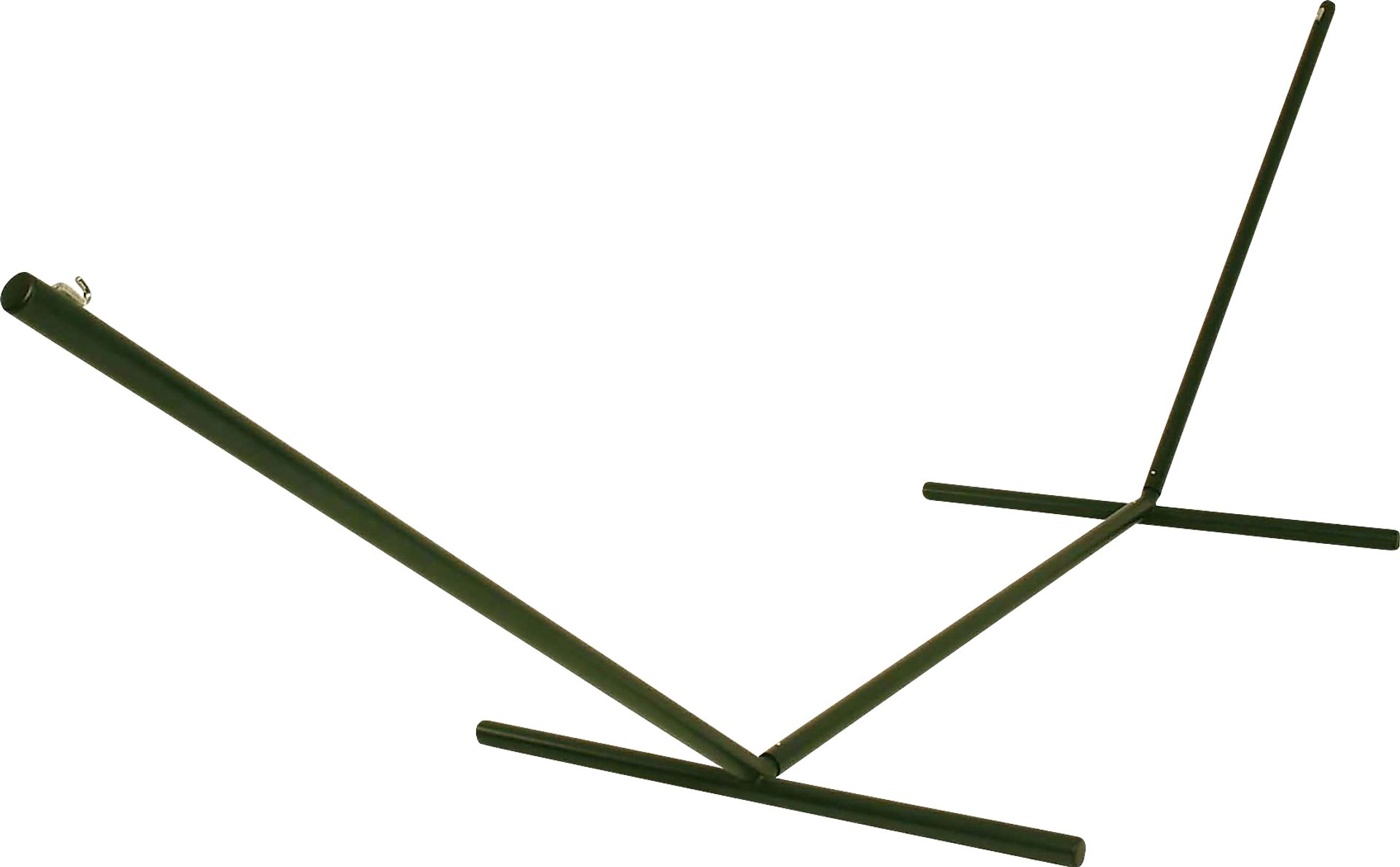 Outdoor Aegaeon Green Metal Hammock Stand - Image 1