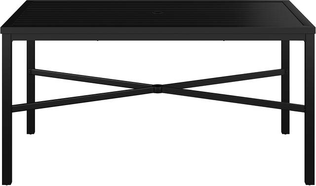 Outdoor Aisne Black 7 Pc Dining Set - Thumbnail - Image 4